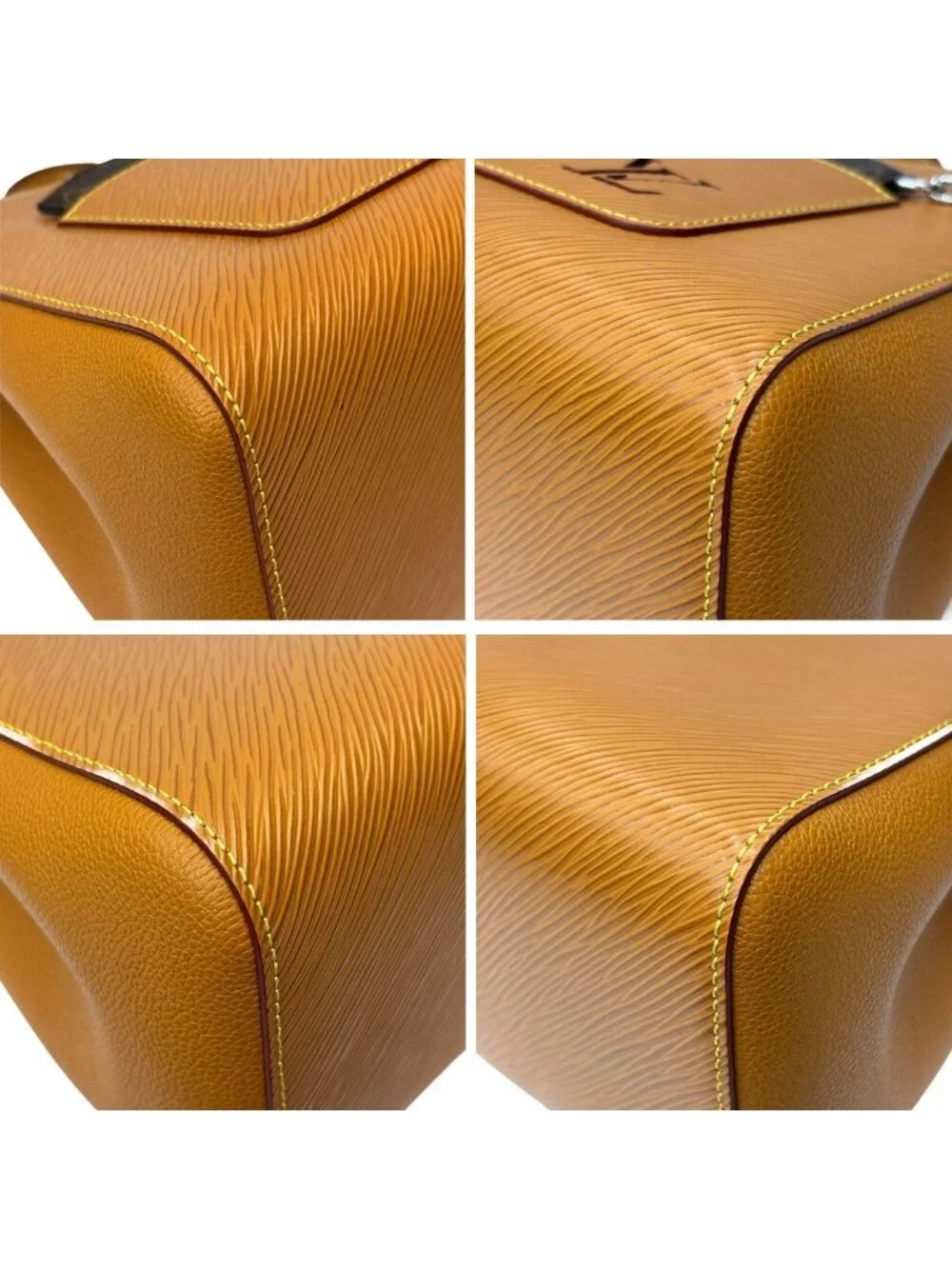 Louis Vuitton Handbag Monogram Epi 2-Way Marelle Tote Brown Gold